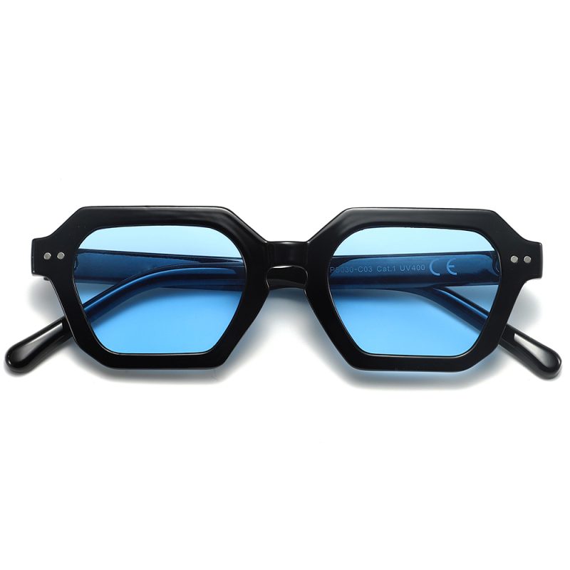 Occhiale da Sole Unisex Karalis San Teodoro Black - Blue