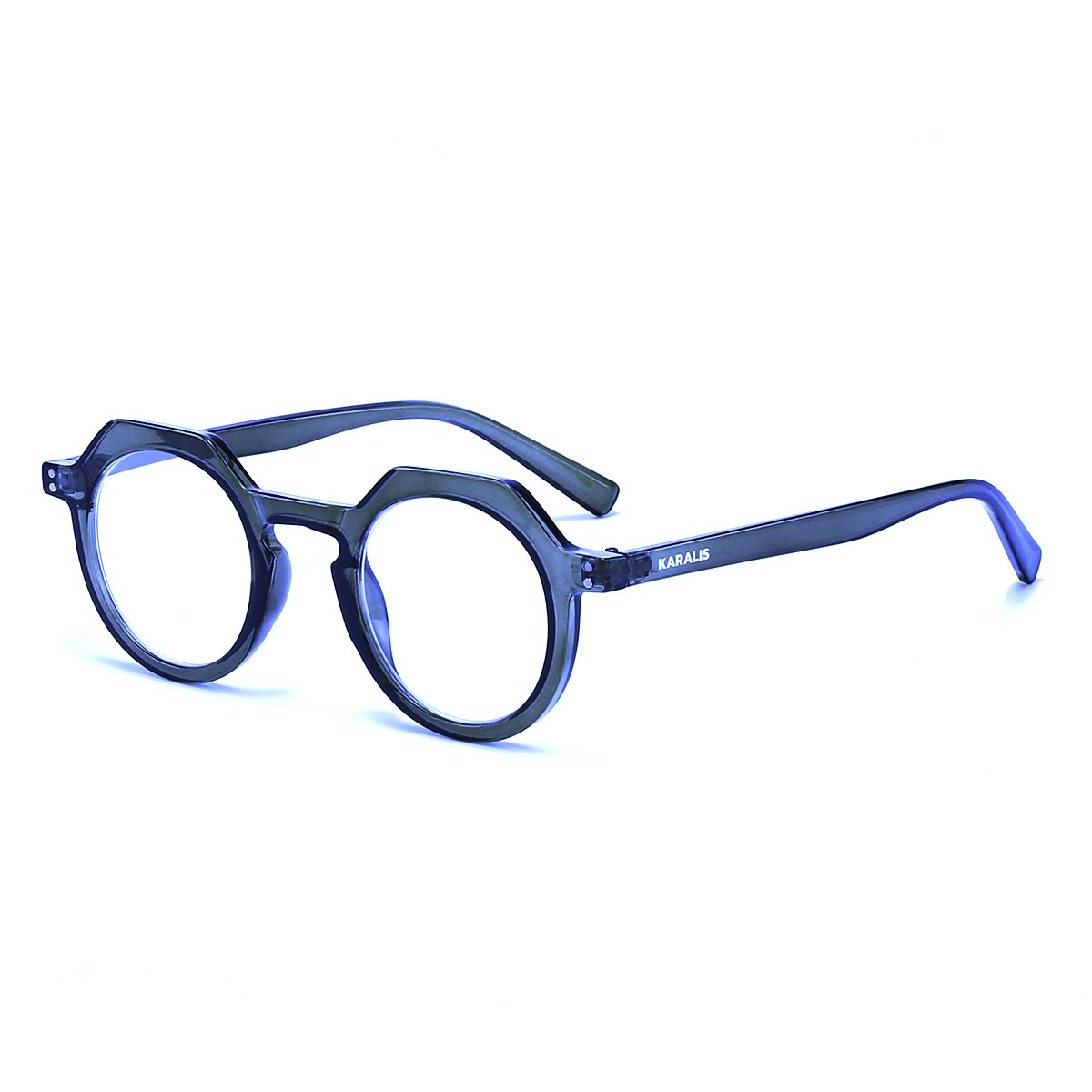 Occhiale da lettura Karalis Muravera Transparent Blue